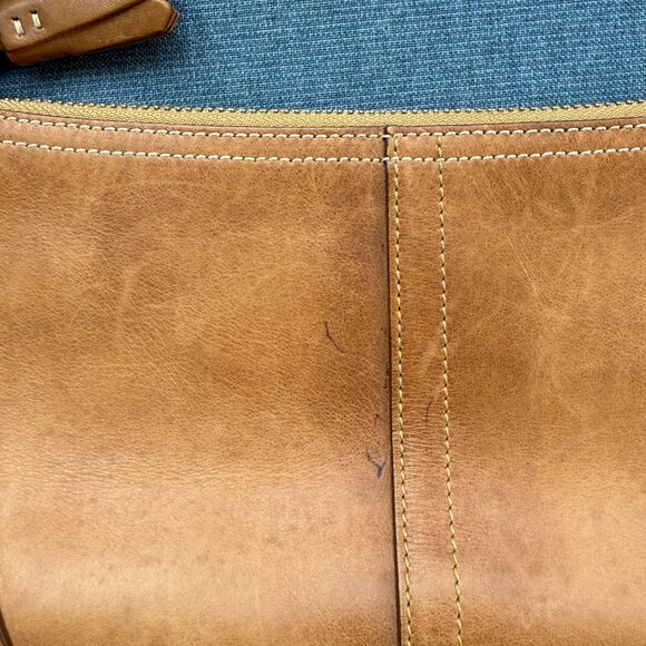 Coach Hamptons Mini Baguette in tan leather Y2K - Picture 5 of 13